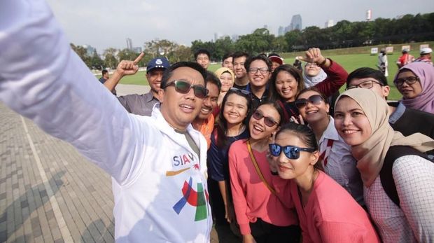 Menpora Imam Nahrawi mengundang blogger untuk menyosialisasikan Asian Games 2018.