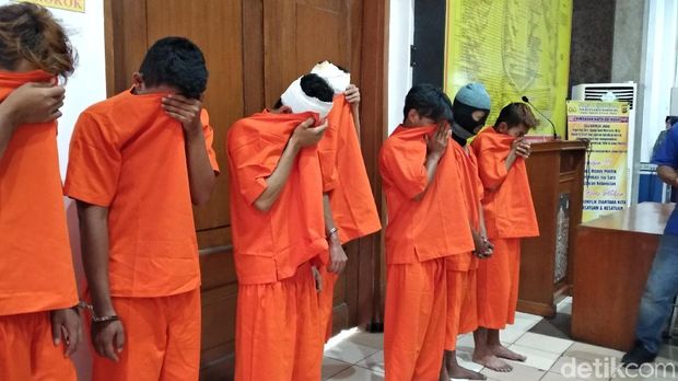 Hendak Menyerang, 7 Pemuda Geng Motor di Bandung Ditangkap