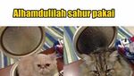 Kocak! Meme Sahur Pakai Menu Super Irit