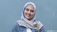 Zee Zee Shahab saat ditemui usai mengisi acara di Trans TV, Kapten Tendean, Jakarta Selatan pada Senin (4/6). Pool/Noel/DetikFoto.