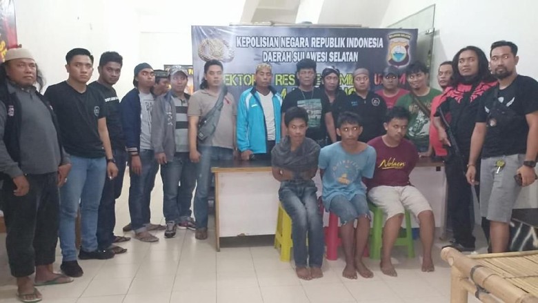 3 Jambret Sadis di Makassar Dibekuk Petugas