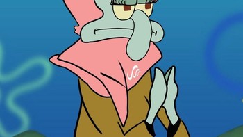 Squidward aja sekarang sudah berhijab. (Foto: Internet)