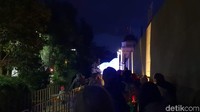 Pesta cahaya berlangsung sampai sekitar pukul 21.30 malam (Rivki/detikTravel)
