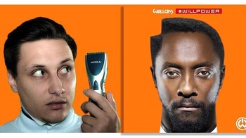 Mencukur rambut Will.I.Am. Foto: instagram.com/igor.lipchanskiy