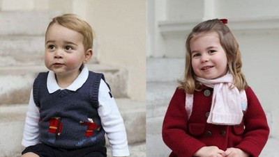 Foto-foto George dan Charlotte yang Sama-sama Curi Perhatian