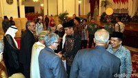 Kegiatan ini juga dihadiri oleh Menko Polhukam Wiranto, Menteri Agama Lukman Hakim Saifuddin, Menteri Pertahanan Ryamizard Ryacudu, Menteri Sosial Idrus Marham, Menteri Kesehatan Nila F Moeloek, Menteri Sekretaris Negara Pratikno, Menteri ATR Sofyan Djalil, dan Menteri PUPR Basuki Hadimuljono.