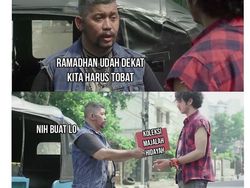 Walau Kocak, Deretan Meme Ini Ajak Bertobat