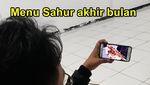Kocak! Meme Sahur Pakai Menu Super Irit