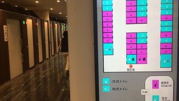 Suka bingung saat ingin memastikan sebuah toilet umum sedang digunakan atau tidak oleh orang lain? Kalau di Jepang sih tinggal melihat layar besar ini saja. (Foto: Boredpanda)