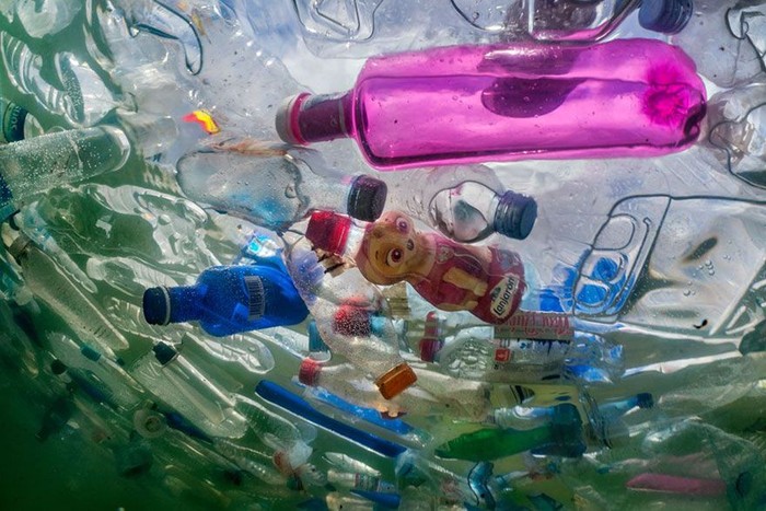 Lautan dunia semakin dicemari sampah buangan manusia. Sampah tersebut mengumpul seperti daratan dengan luas bermil persegi di samudera dan lautan global.