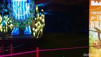Lampu-lampunya ada yang berbentuk beruang, harimau Sumatera, laba-laba, buaya dan masih banyak lagi (Rivki/detikTravel)