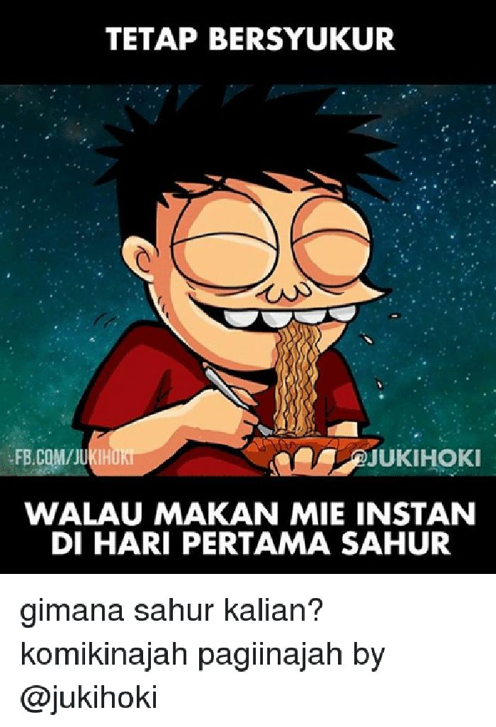 Kocak Meme Sahur Pakai Menu Super Irit Foto 5