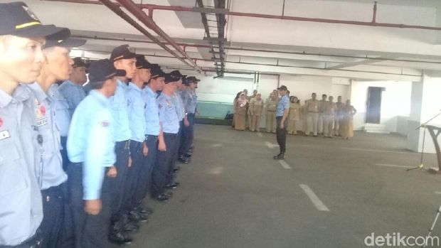 Suasana apel bersama