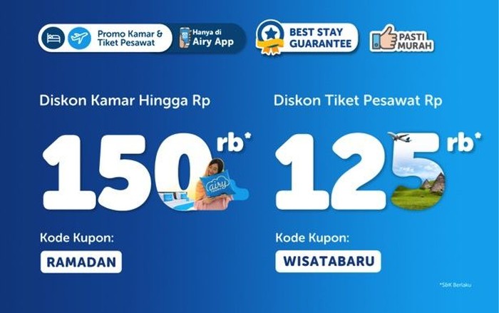 Promo Airy Ini Bikin Liburan Lebih Murah di Bulan Ramadan