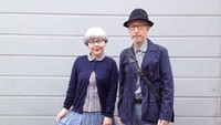Mereka telah menikah sejak 38 tahun yang lalu dan mulai mengenakan busana yang senada pada akhir-akhir ini. Dok. Instagram/bonpon511