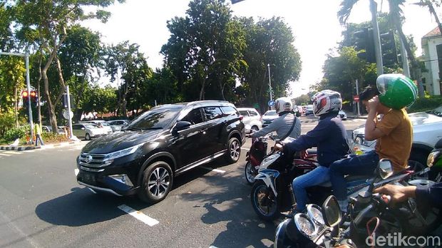 Kemacetan terjadi bukan di jam sibuk