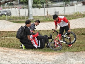 Cedera Kambuh, Elga Kharisma Berpotensi Absen di BMX Asian Games 2018