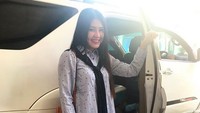 Berbagai pose di samping SUV, diposting olehnya. Foto: Instagram/viavallen