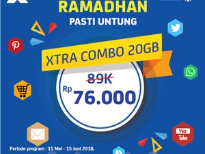 Cuma di Sini, Dapat Potongan Harga Paket Data Indosat dan XL