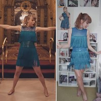 Wanita 20 tahun itu lantas mendesain kostum sendiri lalu meminta bantuan neneknya untuk menjahitkan. Foto: Instagram/@teatimetay13