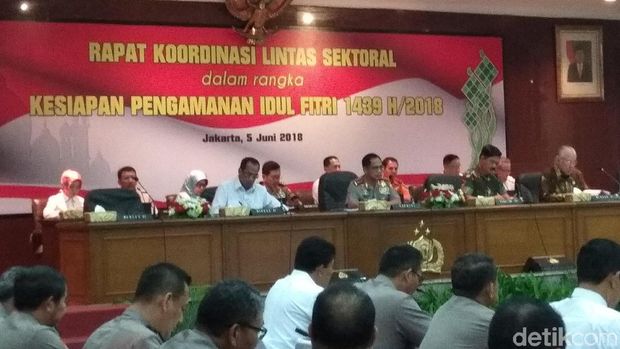 Video conference pengamanan Hari Raya Idul Fitri 1439 H