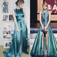 Lotte Lutjes sangat nge-fans dengan sosok Taylor Swift. Saking sukanya, ia mengekspresikan diri dengan membuat baju-baju yang pernah dipakai penyanyi 28 tahun itu. Foto: Instagram/@teatimetay13