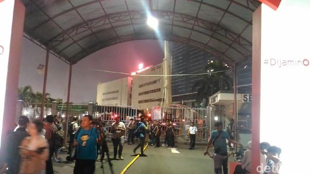 Kondisi gedung pusat niaga JIExpo Kemayoran, Selasa (5/6/2018)