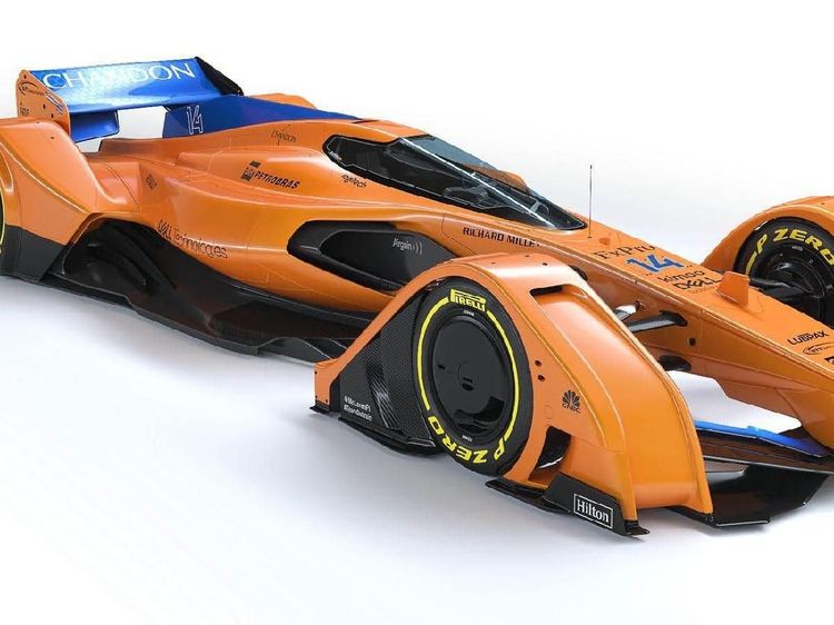 Prediksi Bentuk Mobil Balap Masa Depan McLaren