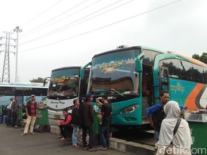 Puncak Arus Mudik di Terminal Kampung Rambutan Diprediksi H-3