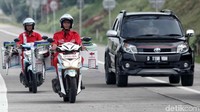 Motor yang disediakan sebanyak 200 unit. 125 motor di jalir utara, dan 75 sisanya disiapkan di jalur selatan.