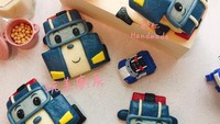 Keren! Tokoh kartun Robocar Poli ini pasti disukai si kecil. Ah, bikin sayang dimakan aja.  Foto: Instagram cutefunfood