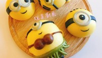 . Yang satu ini juga nggak kalah lucu. Bakpaunya berbentuk beberapa karakter Minion. Kamu mau yang mana? Foto: Instagram cutefunfood