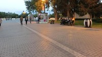 Foto: Ini Baku Boulevard atau Denizkenari Milli Park, taman nasional Azerbaijan yang menghadap Laut Kaspia (Nograhany WK/detikcom)