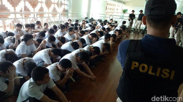 105 WN China dideportasi dari Bandara Ngurah Rai, Rabu (6/6/2018)