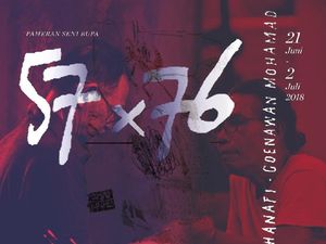 Pameran Kolaborasi Hanafi dan Goenawan Mohamad Dibuka Malam Ini
