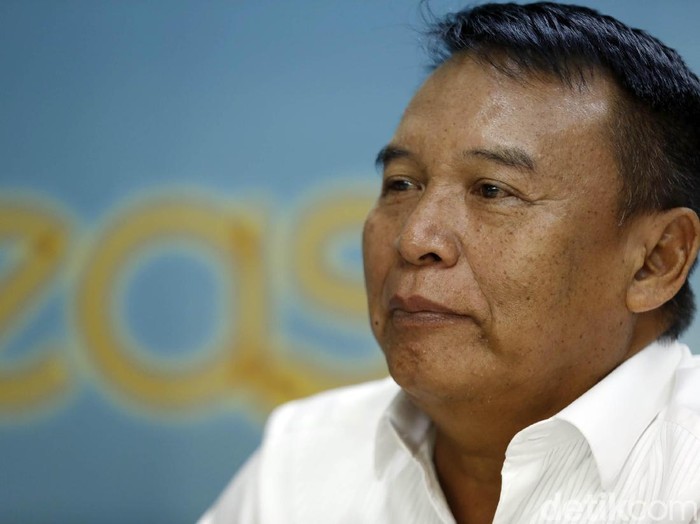 Cagub Jabar TB Hasanuddin menjalani syuting Blak-blakan DCandidate detikcom di Jakarta