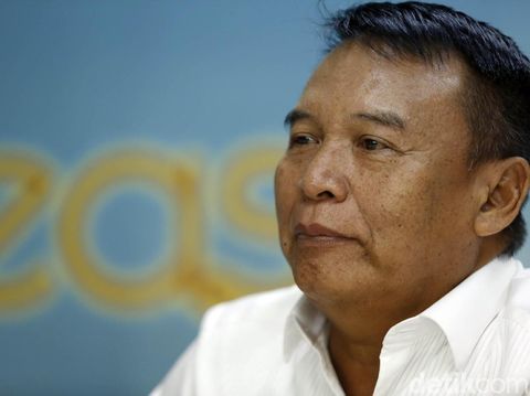 Cagub Jabar TB Hasanuddin menjalani syuting Blak-blakan D'Candidate detikcom di Jakarta