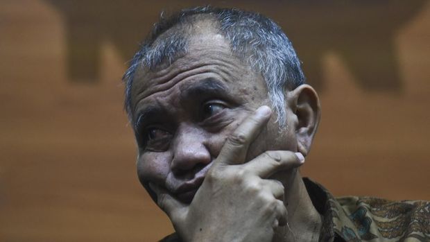 Ketua KPK Agus Rahardjo, di gedung KPK, Jakarta, Selasa (5/6).