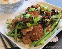 Menu Ke-25 : Renyah Gurih Tumis Buncis dan Kangkung yang Praktis Mudah Dibuat
