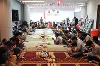 Suasana menjelang bukber. 