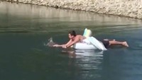 Video aksi penyelamatan ini diposting akun Twitter Cary Coppola, 3 Juni lalu.  (Foto: Dok. Cory Coppola via ABC News)