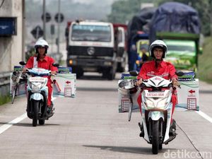 130 Motor Bakal Keliling Bawa BBM di Jalur Arteri Pulau Jawa saat Mudik