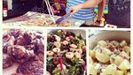 Begini Potret Keluarga Grace Natalie Saat Makan dan Masak BBQ