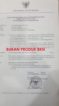 Contoh Sk Cpns Asli - infocpns