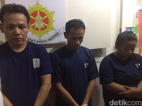 Ketiga pelaku pemerasan