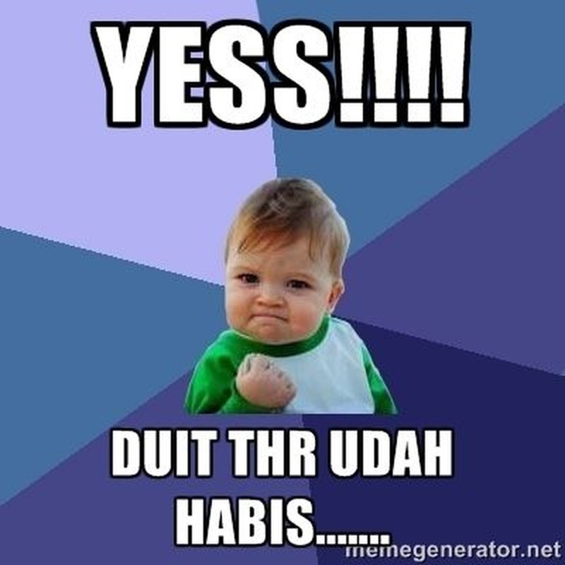 meme thr habis, meme thr numpang lewat