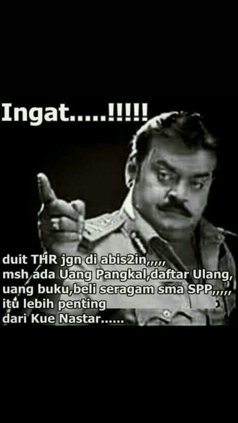 meme thr habis, meme thr numpang lewat