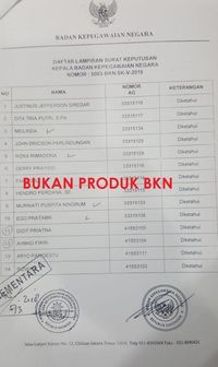 Awas! Surat Palsu Pengangkatan CPNS Kembali Beredar