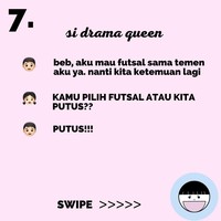 Mungkin pacarmu terlalu banyak nonton drama. Foto: Instagram @koplak.ngakak