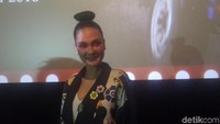 Luna Maya saat ditemui usai premier film terbaru Insya Allah Sah 2 di XXI Epicentrum, Jakarta Selatan, Rabu (6/6) malam. Foto: Veynindia